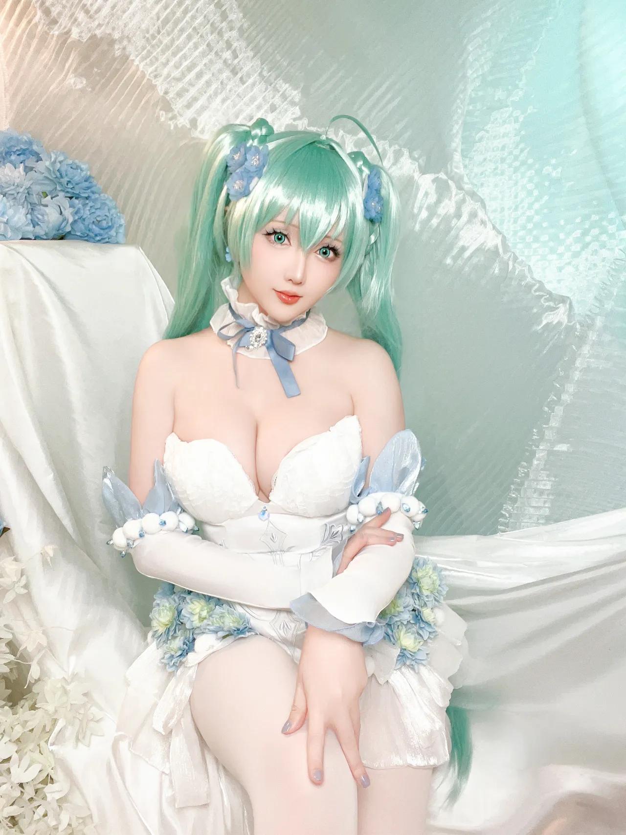 星之迟迟 - NO.215 2024年02月计划A 初音未来 粉蝶花精灵54P1V-4.51GB-erohere40.webp